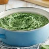 Aardappelpuree met spinazie