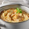 Aardappelpuree met wortelen