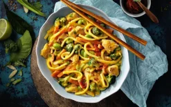 Aziatisch pangerecht met Thaise rode curry