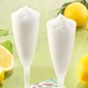 Citroensorbet in flutes