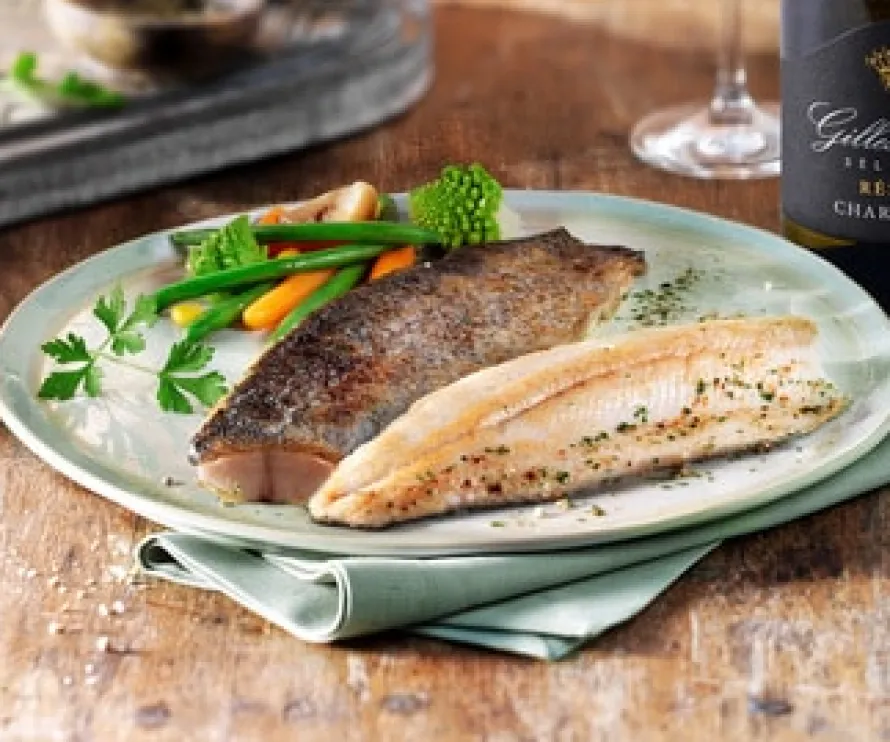 Forelfilets, natuur