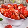 Halve aardbeien