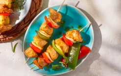 Kalkoenbrochettes, gemarineerd