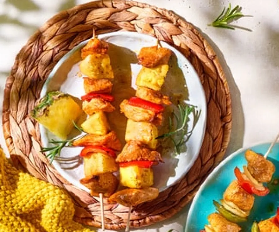 Kipbrochettes Hawaï