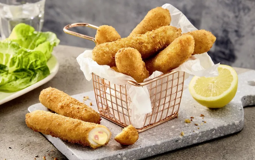Kip-kaas rolletjes