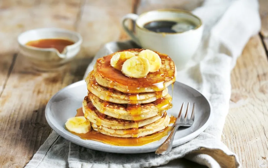 Pancakes met banaan