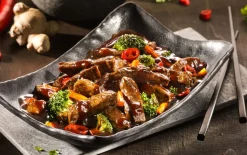 Rundvleesreepjes teriyaki