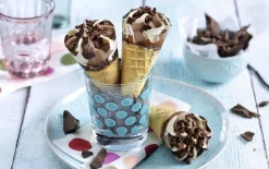 Vanille-chocoladehoorntjes