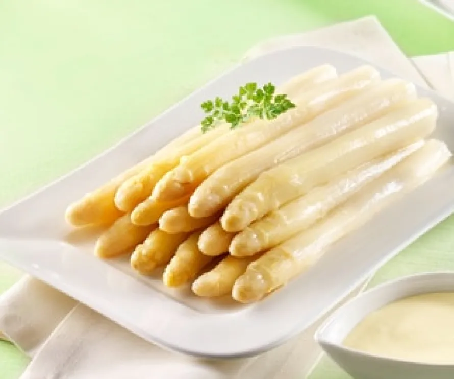 Witte asperges