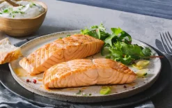 Zalmfilets, natuur