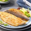 Zeebaarsfilets met vel, natuur
